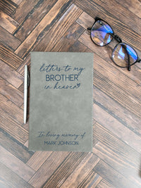 Letters to My Brother In Heaven Journal by Sunny Box