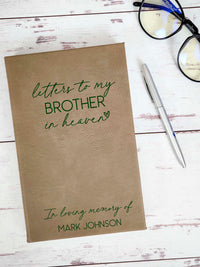 Letters to My Brother In Heaven Journal by Sunny Box