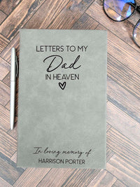 Letters To My Dad In Heaven Personalized Grief Journal by Sunny Box