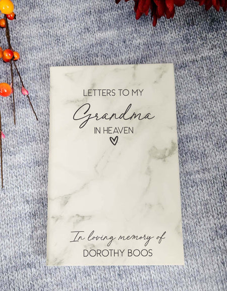 Letters To My Grandma In Heaven Grief Journal by Sunny Box