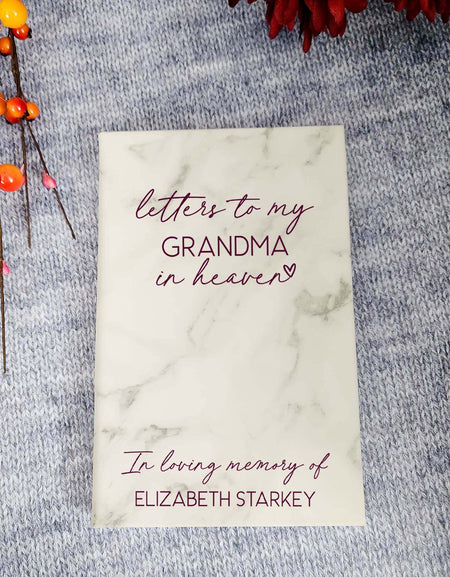 Letters To My Grandma In Heaven Grief Journal by Sunny Box