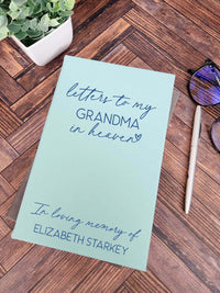 Letters To My Grandma In Heaven Grief Journal by Sunny Box