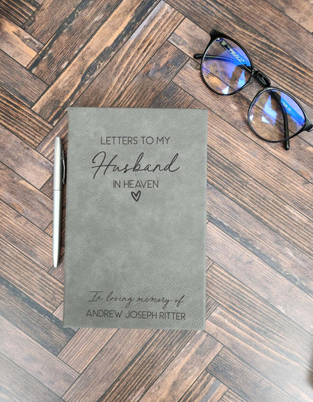 Letters to My Husband Personalized Grief Journal by Sunny Box