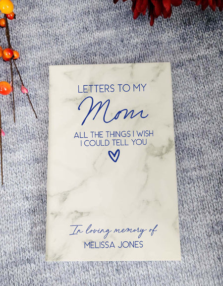 Letters To My Mom In Heaven Personalized Grief Journal  by Sunny Box