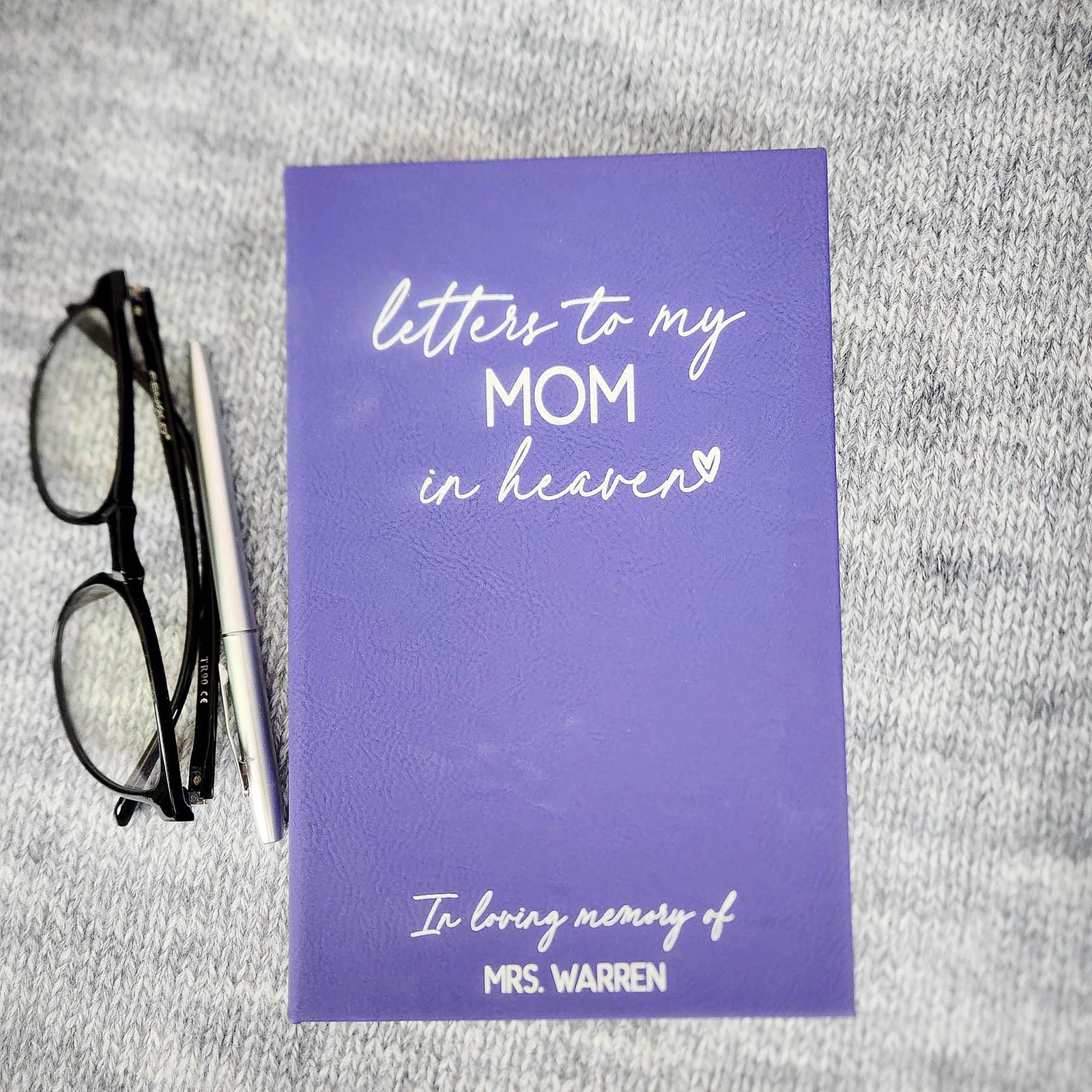 Letters To My Mom In Heaven Leatherette Journal