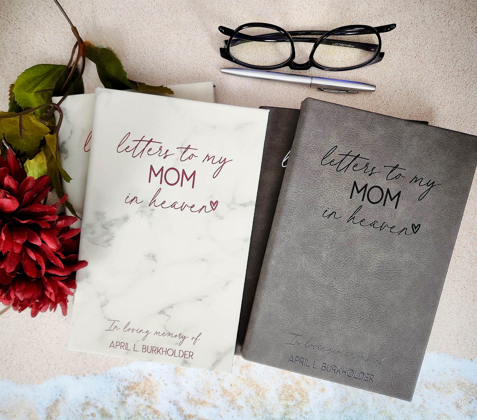 Letters To My Mom In Heaven Leatherette Journal