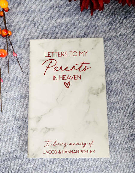 Letters To My Parents Personalized Engraved Journal by Sunny Box