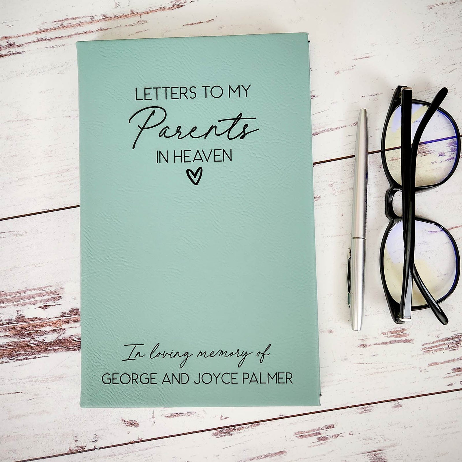 Letters To My Parents Personalized Engraved Journal by Sunny Box