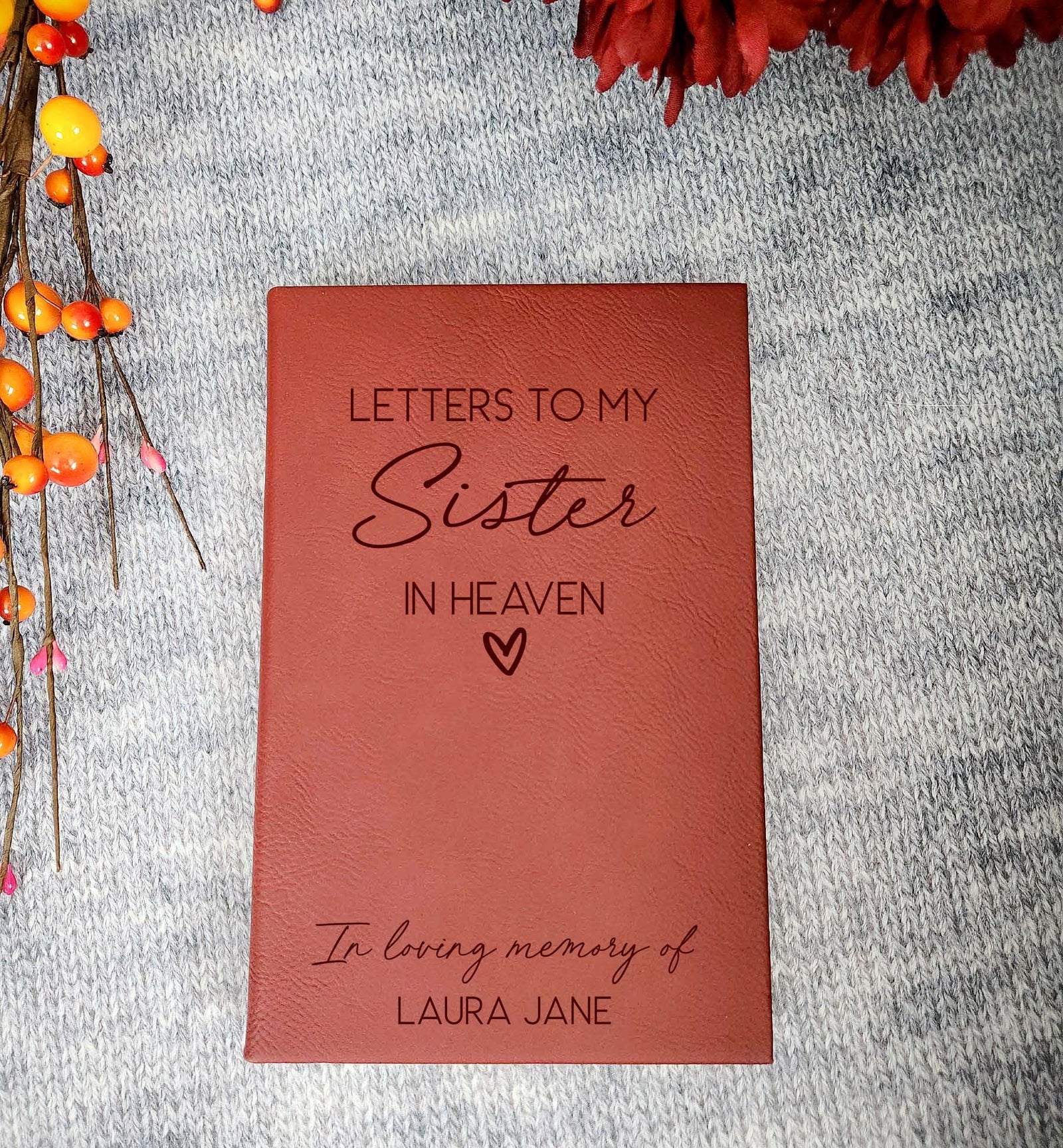 Letters To My Sister Leatherette Journal