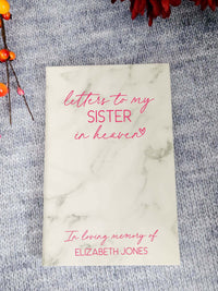 Letters To My Sister Leatherette Journal