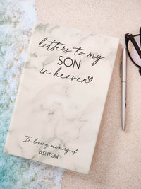 Letters To My Son Personalized Engraved Journal by Sunny Box