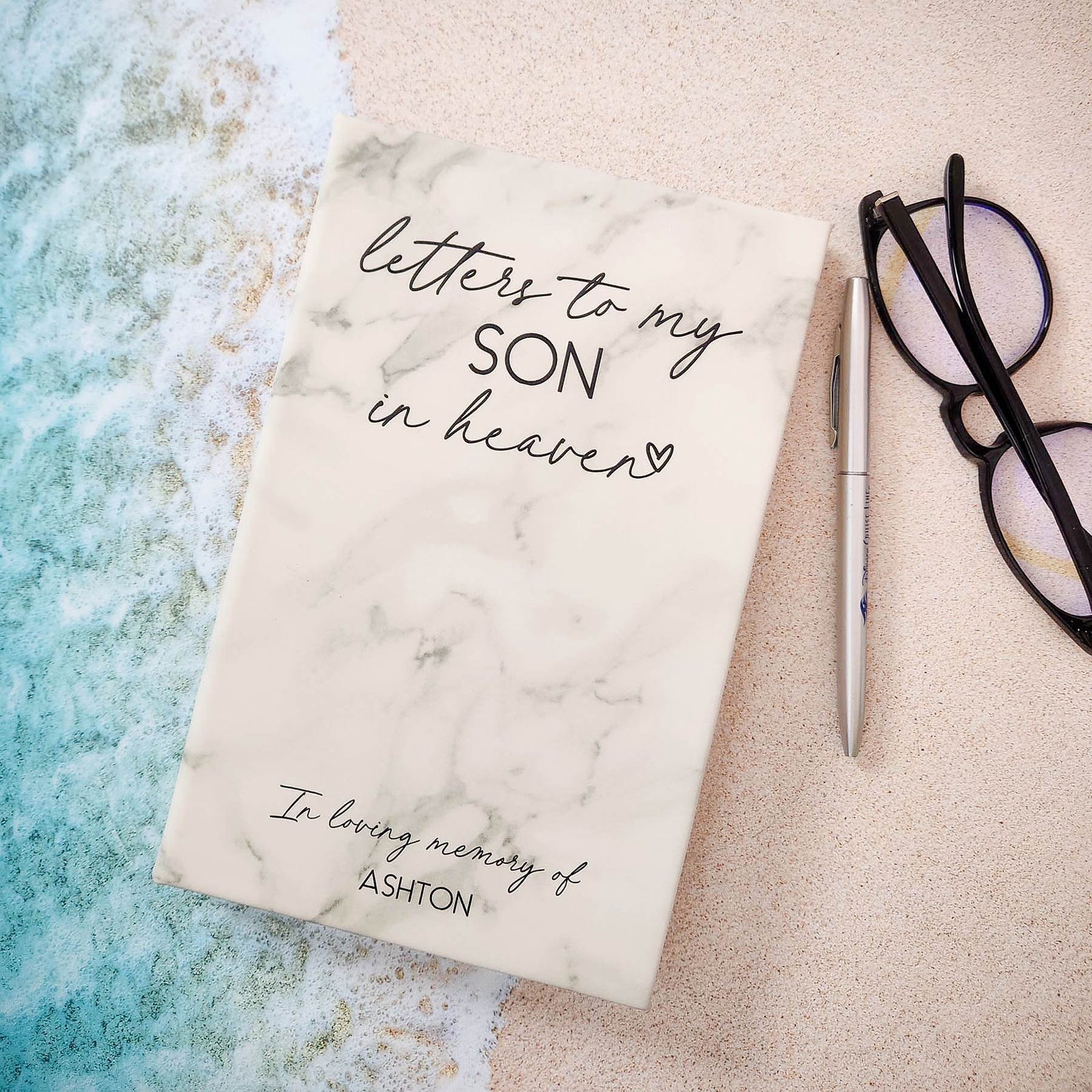 Letters To My Son Personalized Engraved Journal by Sunny Box