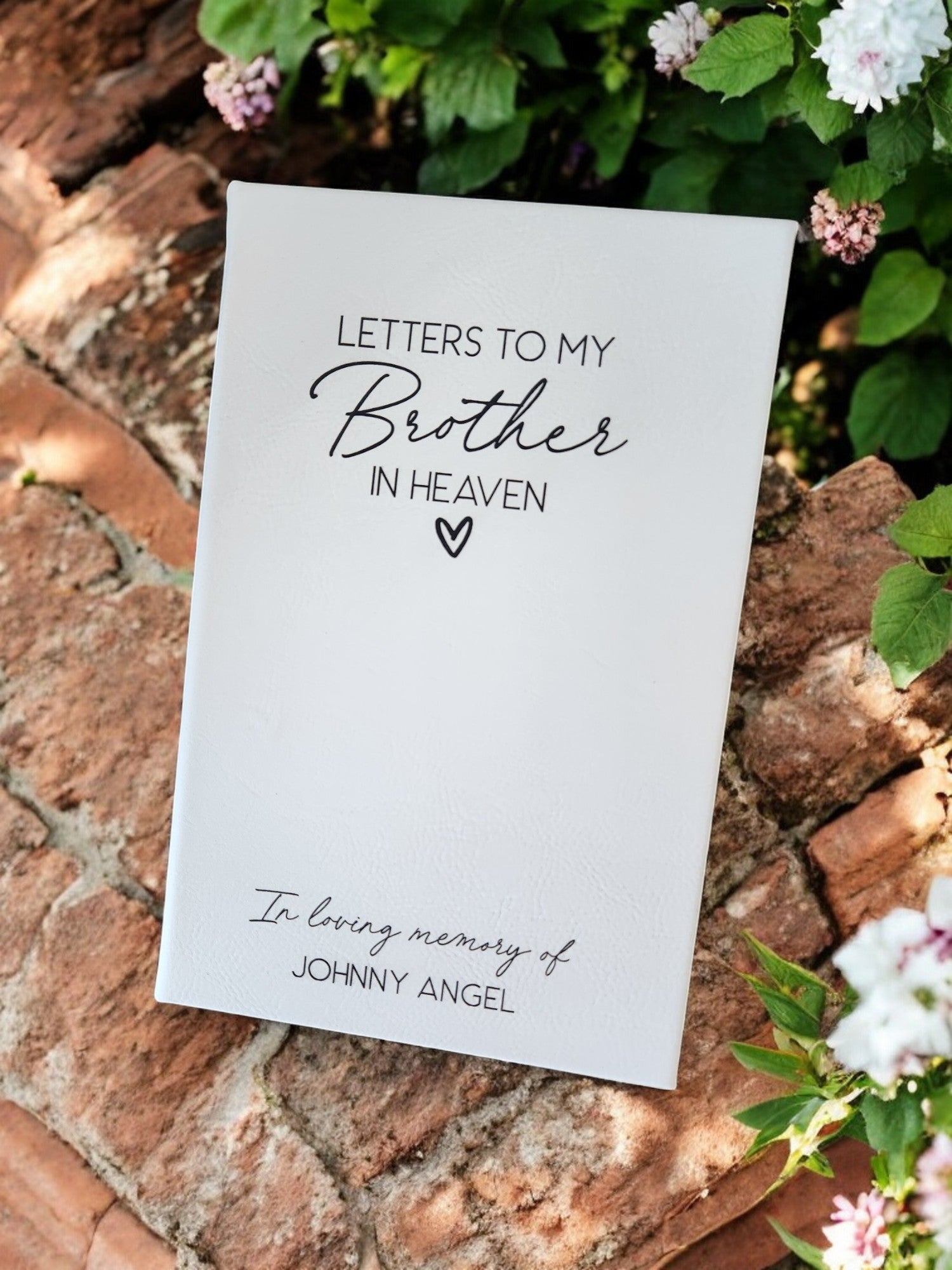 Letters to my brother grief journal by Sunny Box