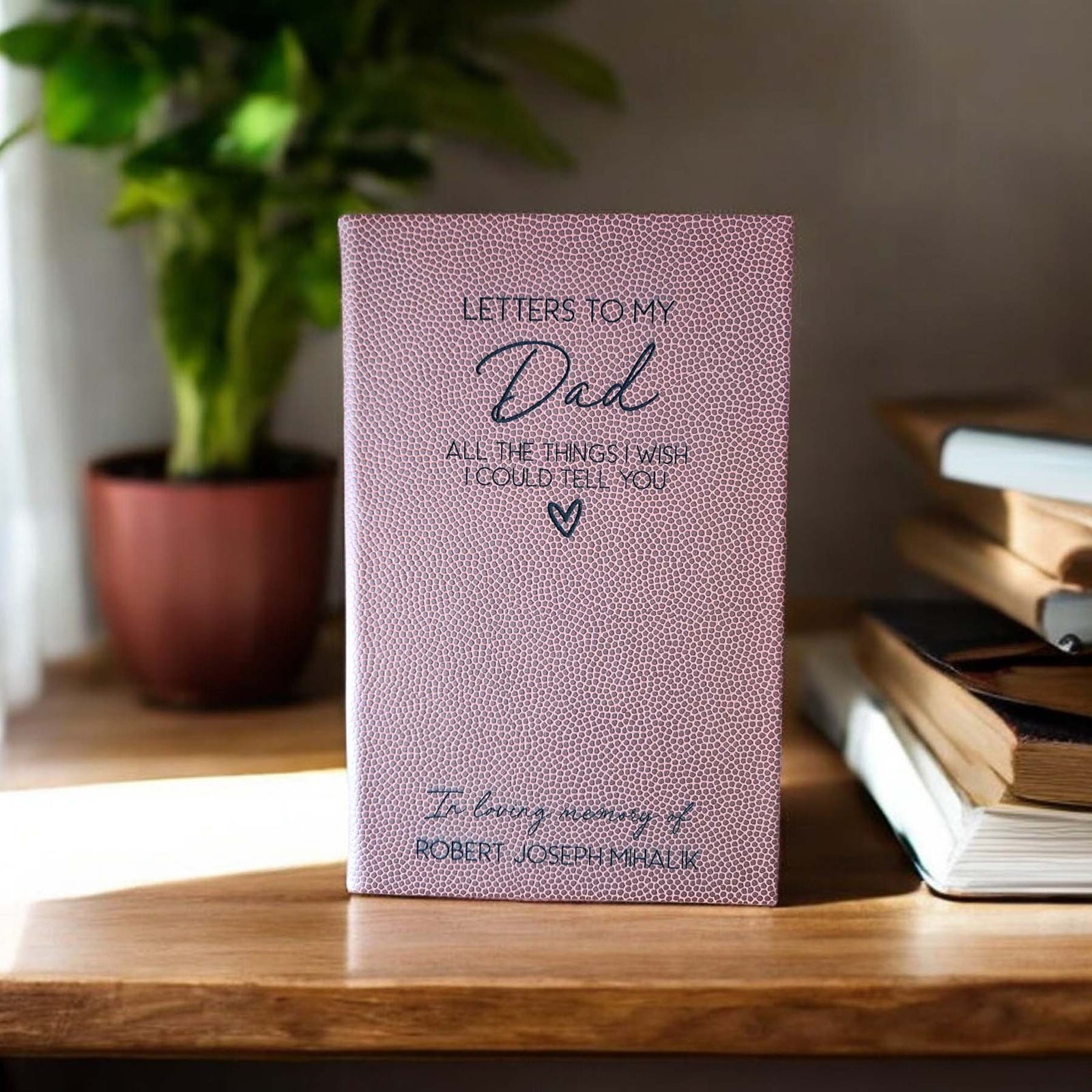 Letters To My Dad In Heaven Personalized Grief Journal by Sunny Box