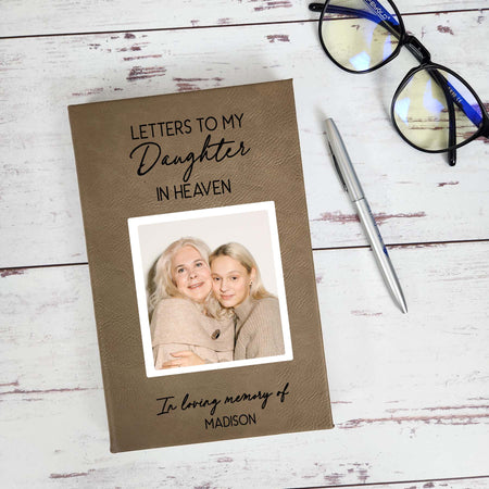 Letters To My Daughter In Heaven Personalized Grief Journal  by Sunny Box