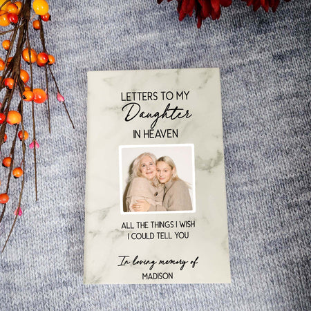 Letters To My Daughter In Heaven Leatherette Photo Journal