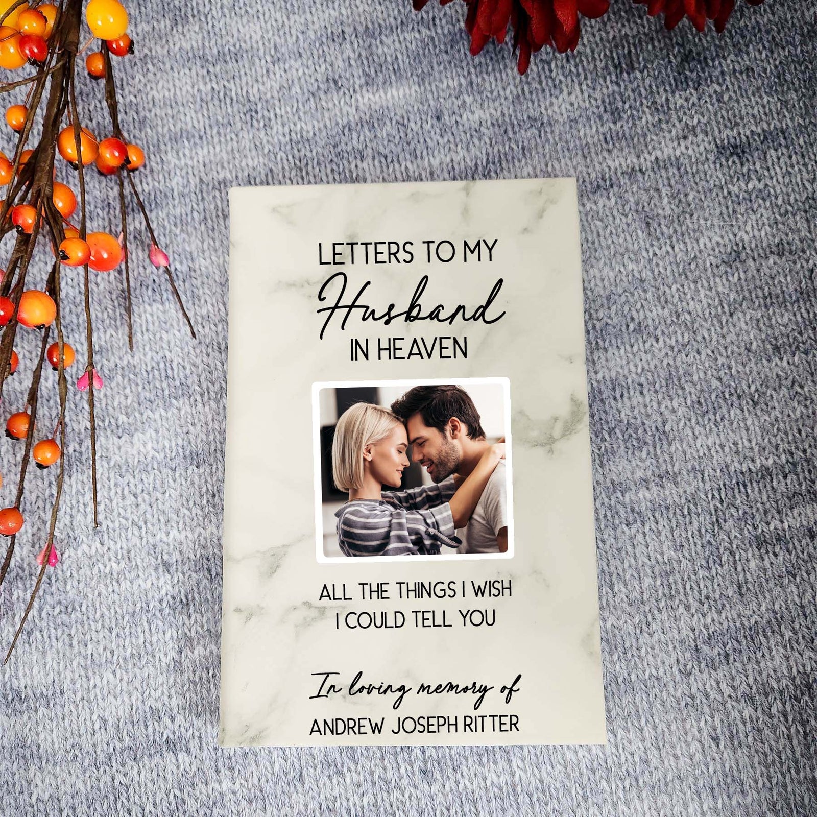 Letters To My Husband in Heaven Grief Journal by Sunny Box