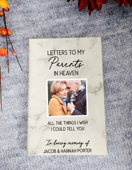 Letters To My Parents Personalized Engraved Journal by Sunny Box