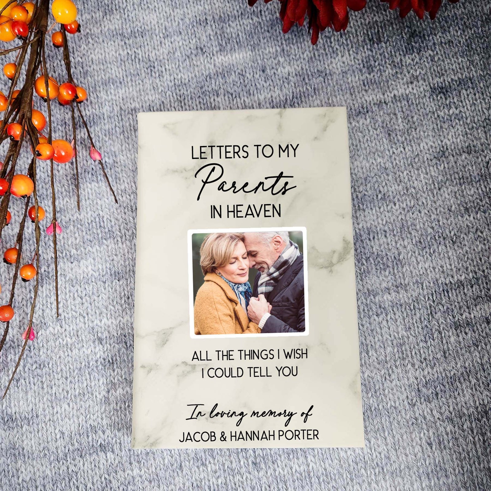 Letters To My Parents Personalized Engraved Journal by Sunny Box