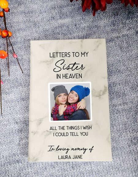 Letters To My Sister In Heaven Grief Photo Journal by Sunny Box