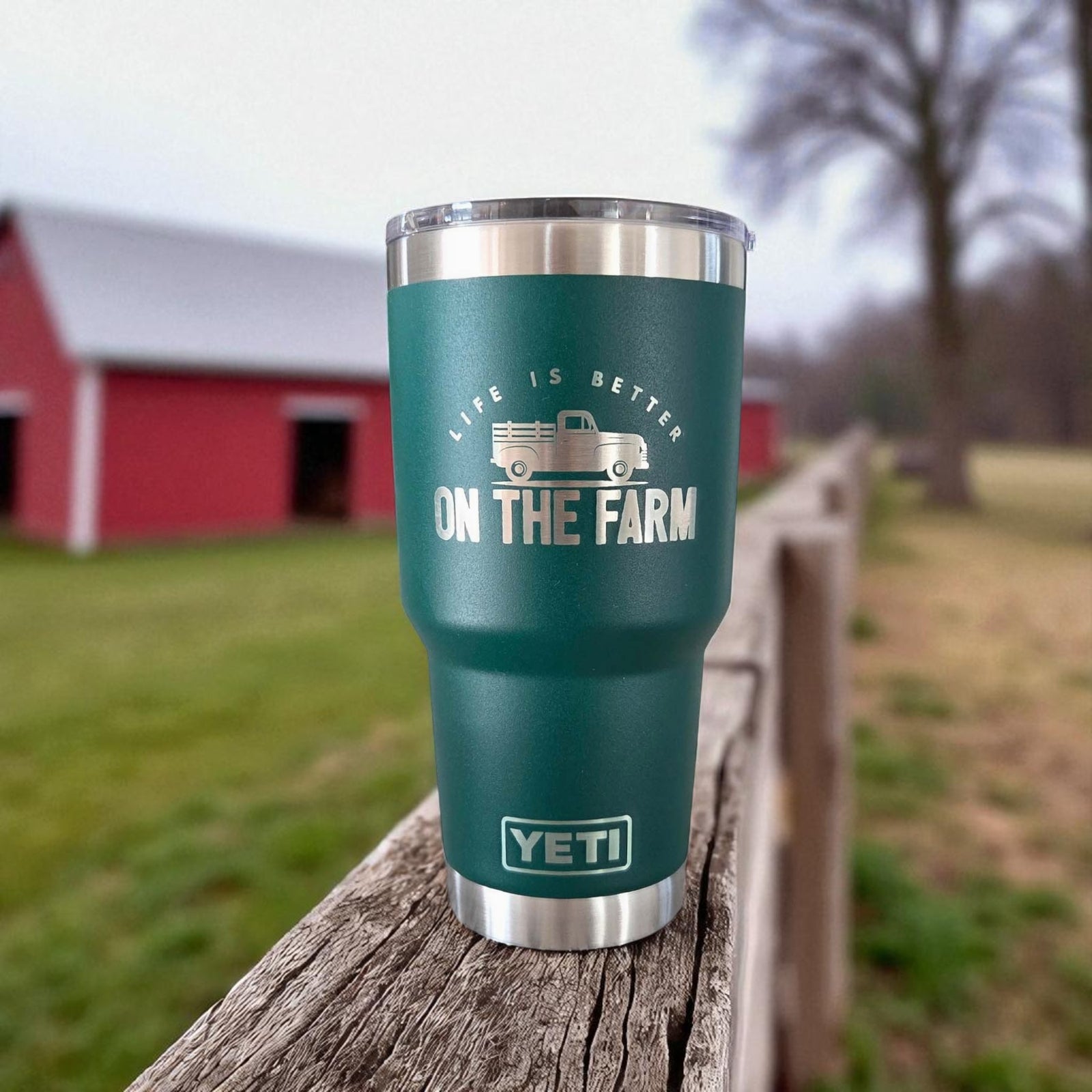 Life is Better on the Farm - Engraved YETI Tumbler
