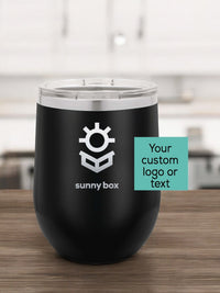 Custom Logo Polar Camel Wine Tumbler - Sunny Box - Corporate Gift, Giveaway, Fundraising