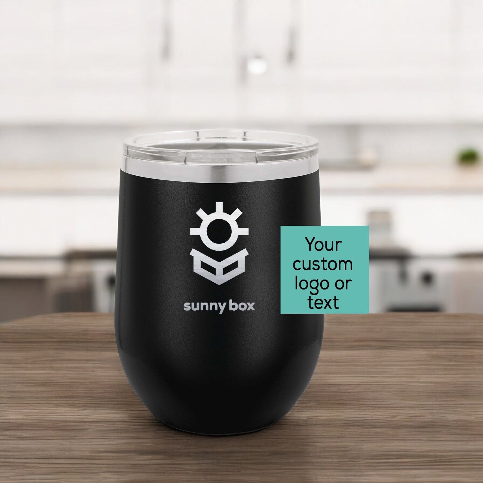 Custom Logo Polar Camel Wine Tumbler - Sunny Box - Corporate Gift, Giveaway, Fundraising