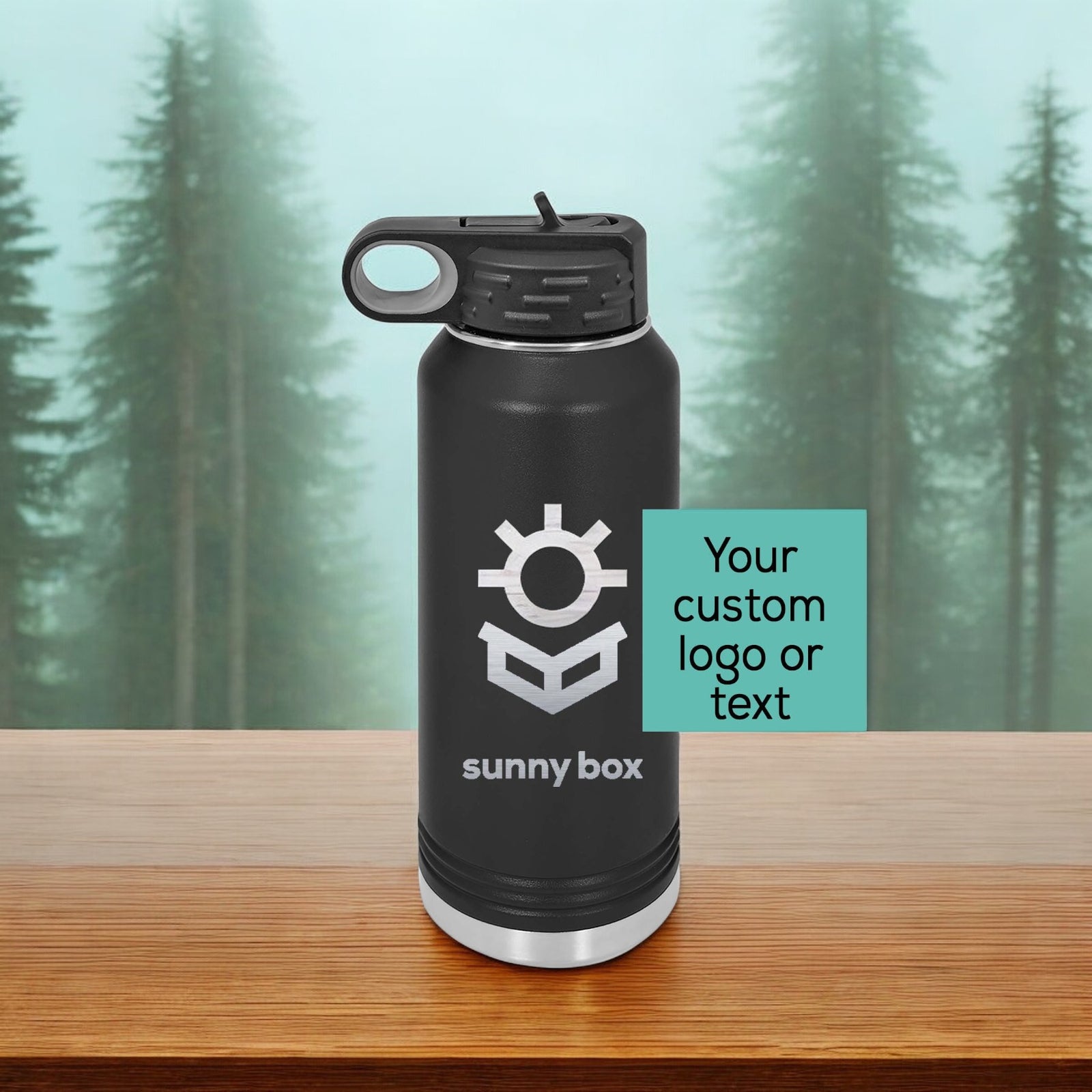 Custom Logo Polar Camel Water Bottle - Sunny Box - Corporate Gift, Giveaway, Fundraising