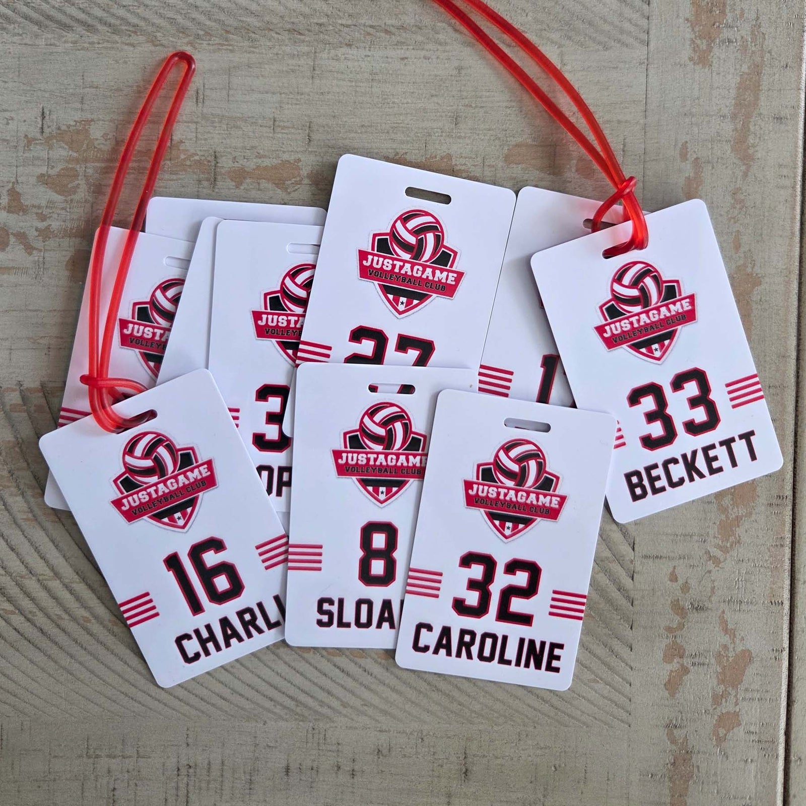 Personalized Sports Team Logo Bag Tag, Team Sports