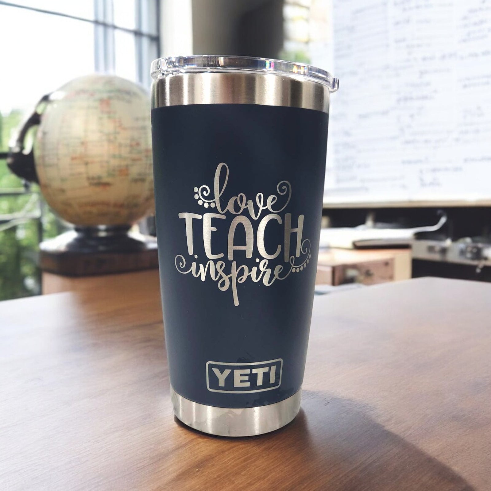 Love, Teach, Inspire - Engraved YETI Tumbler