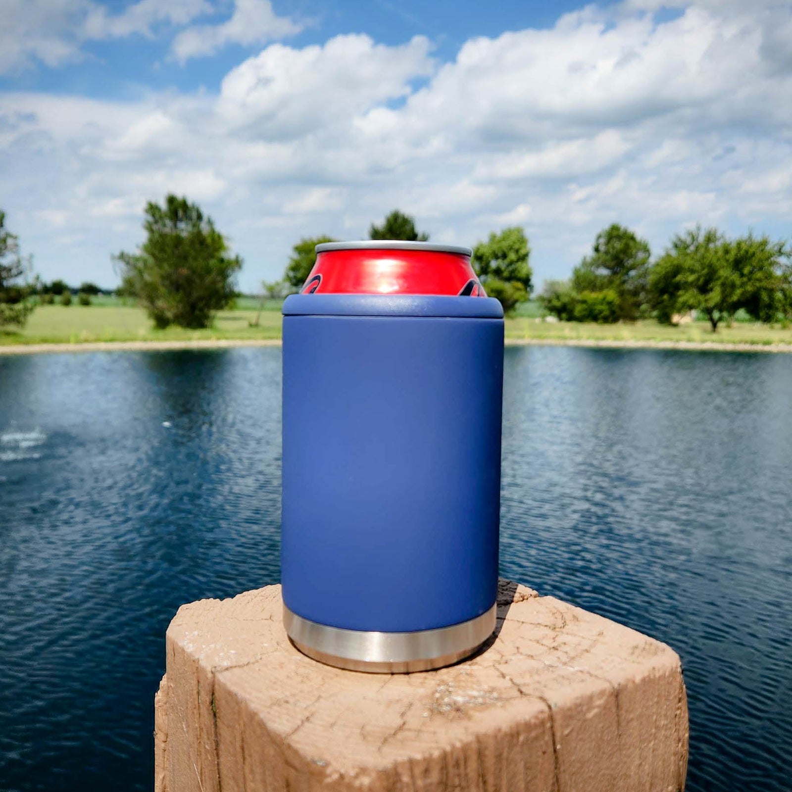 Personalized Engraved Can Cooler - Sunny Box