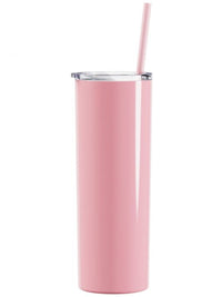 Engraved 20oz Skinny Tumbler Maars Carnation Pink by Sunny Box