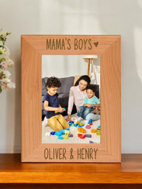 Mama's Boys Personalized Picture Frame by Sunny Box