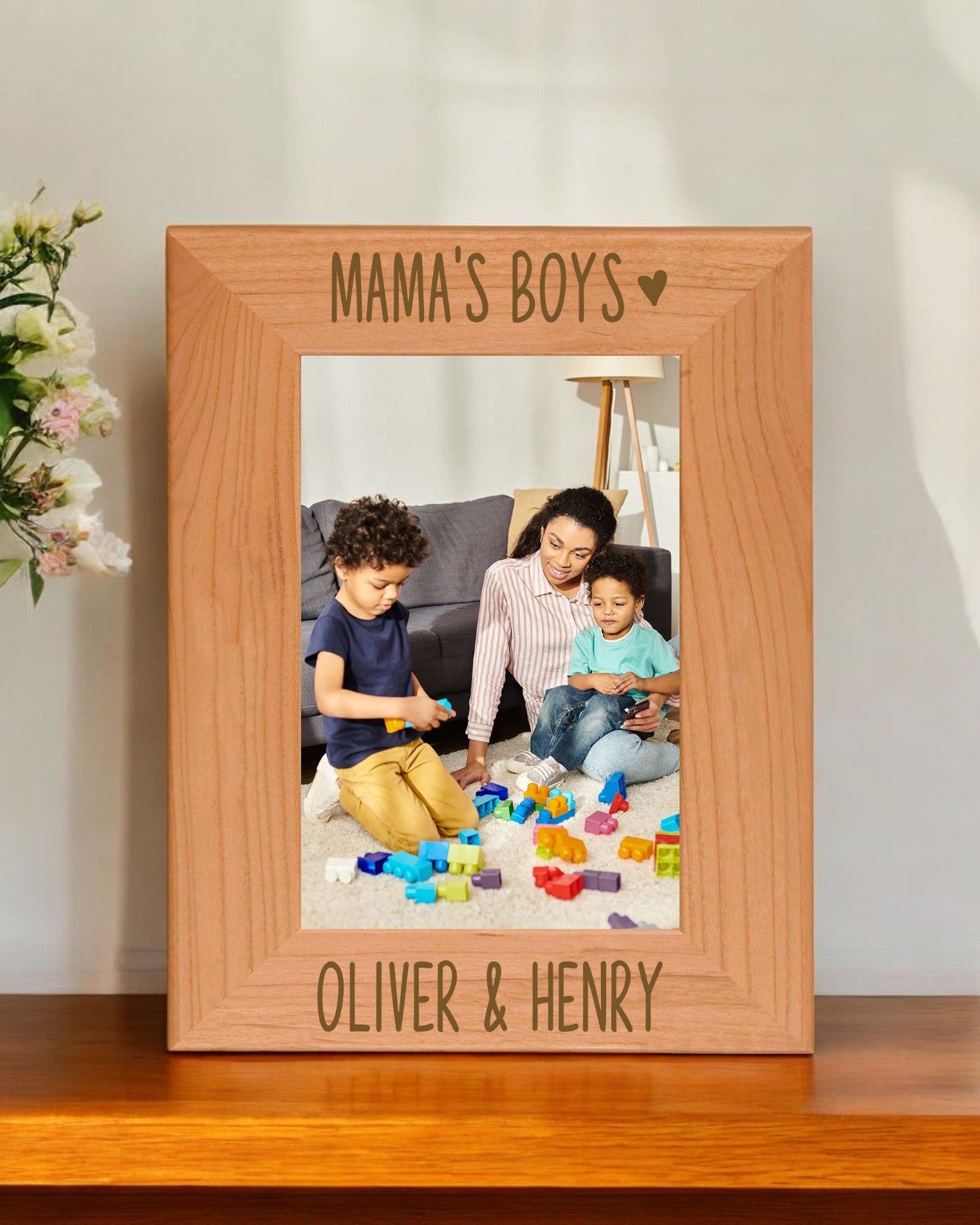 Mama's Boys Personalized Picture Frame by Sunny Box