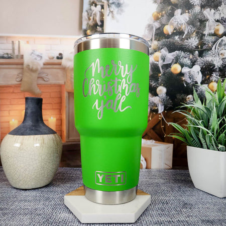 Merry Christmas Y'all - Christmas Engraved YETI Tumbler