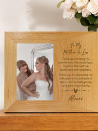 Mother In Law Personalized Picture Frame by Sunny Box