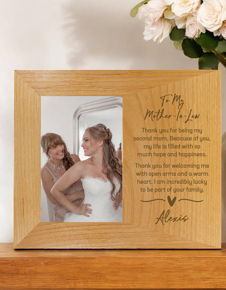 Mother In Law Personalized Picture Frame by Sunny Box