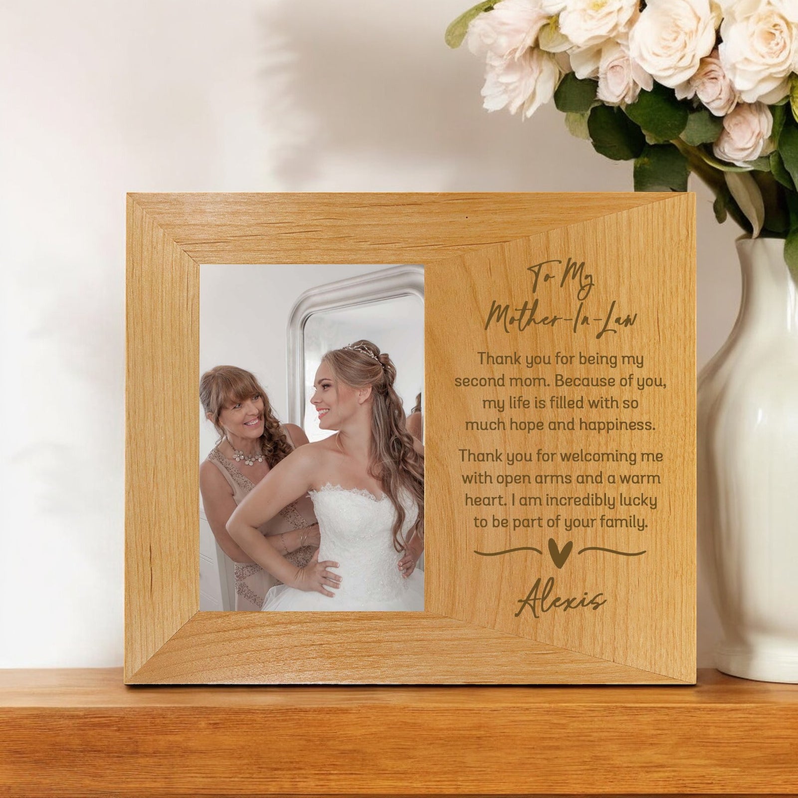 Mother In Law Personalized Picture Frame by Sunny Box