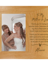 Mother In Law Personalized Picture Frame by Sunny Box