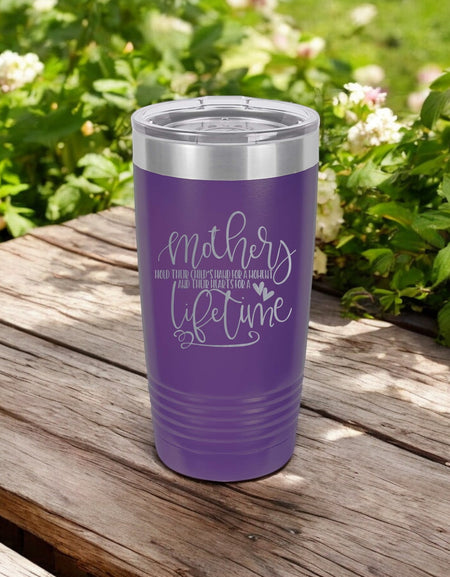 Mother's Hold Their Child's Hand For A Moment - Engraved Polar Camel Tumbler