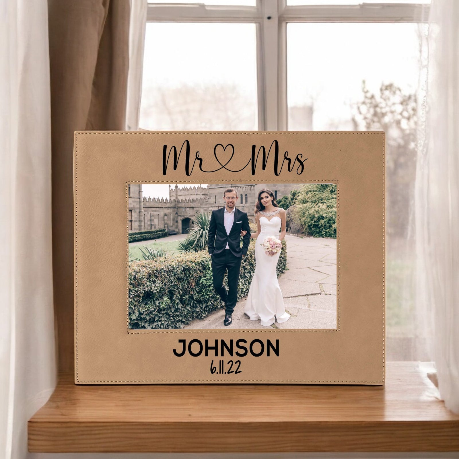 Mr & Mrs Picture Frame for Wedding Gift by Sunny Box