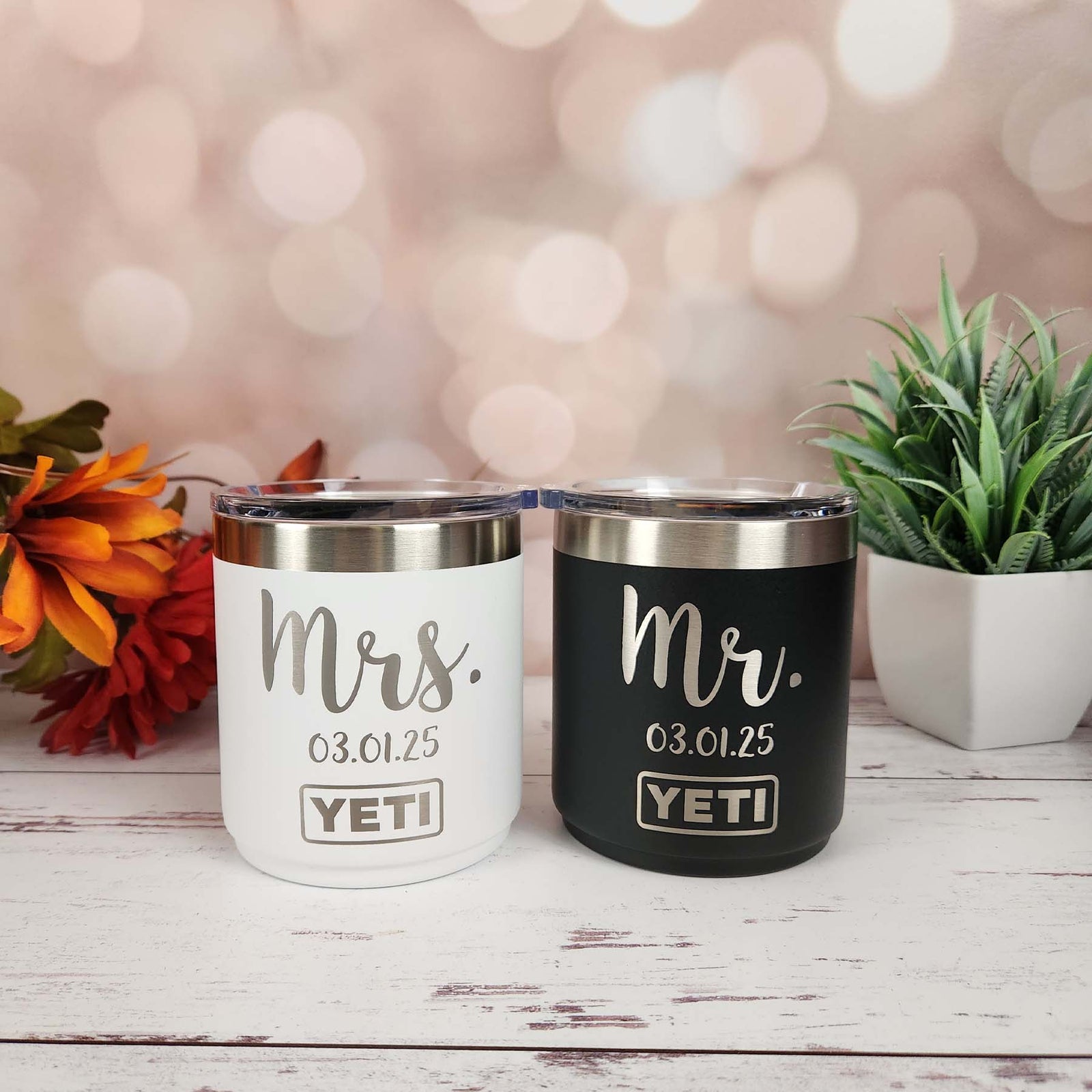 Mr. & Mrs. Engraved YETI Tumblers