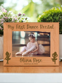 My First Dance Recital Wood Picture Frame