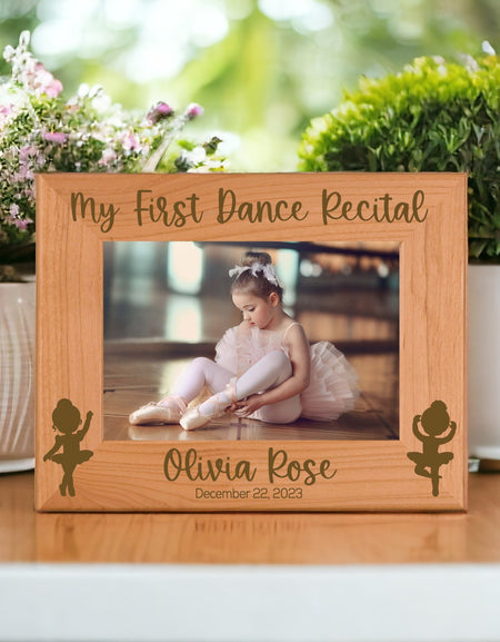 My First Dance Recital Wood Picture Frame