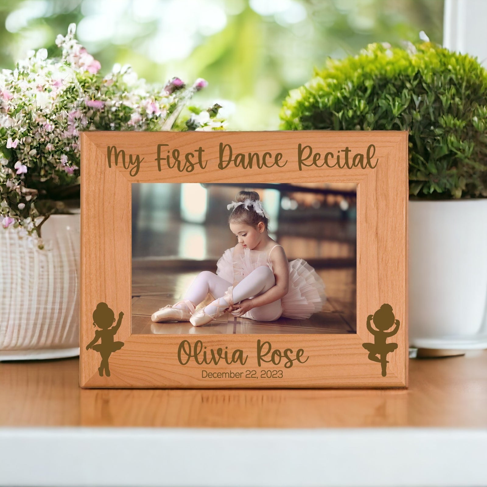 My First Dance Recital Wood Picture Frame