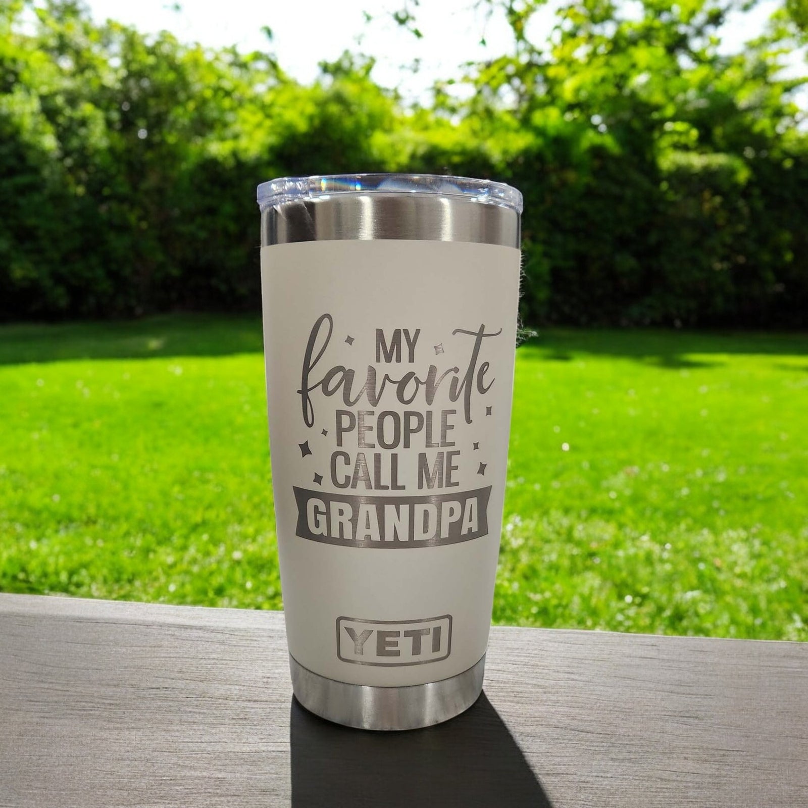 My Favorite People Call Me Grandpa Engraved YETI Tumbler2