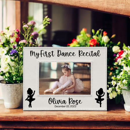 My First Dance Recital Leatherette Picture Frame