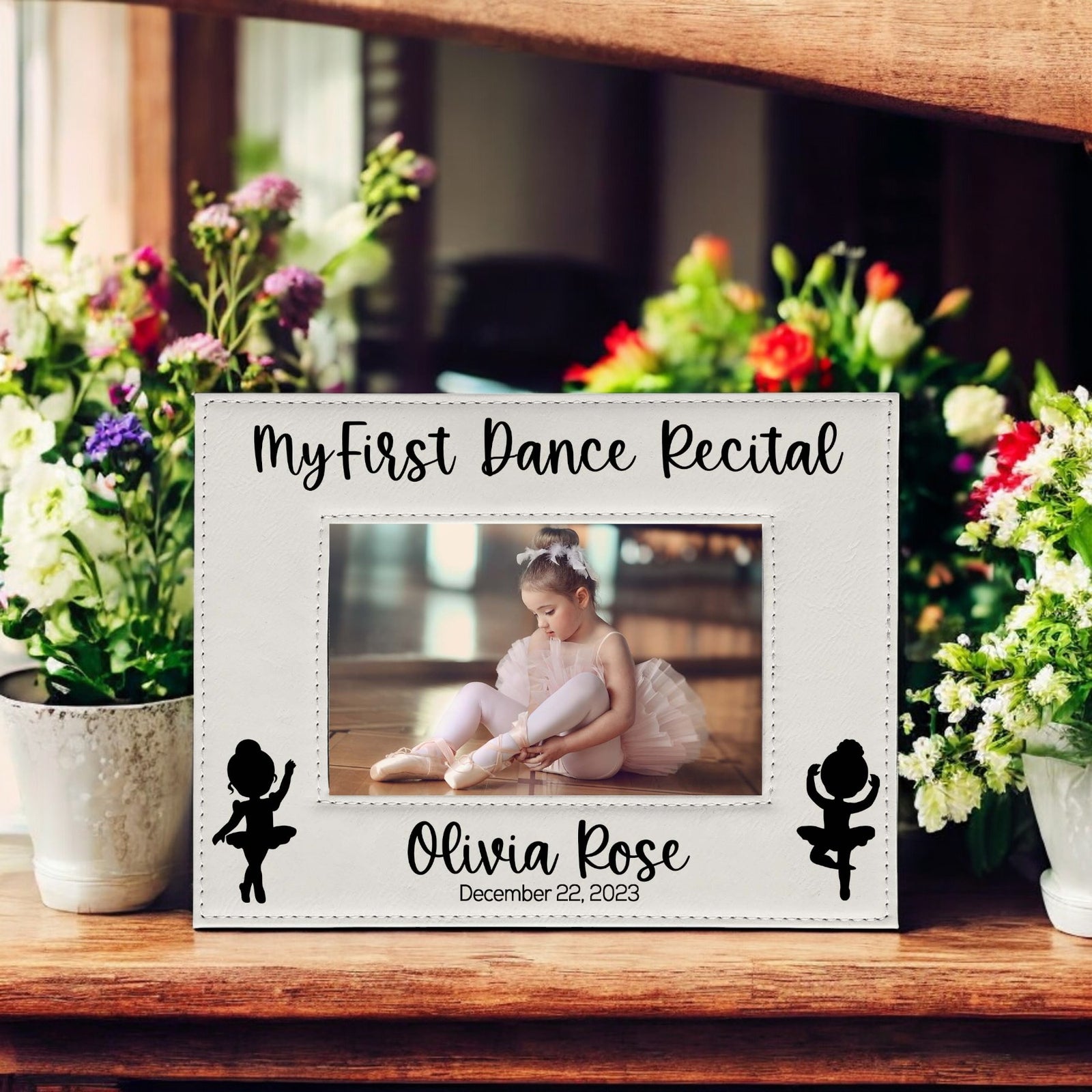 My First Dance Recital Leatherette Picture Frame