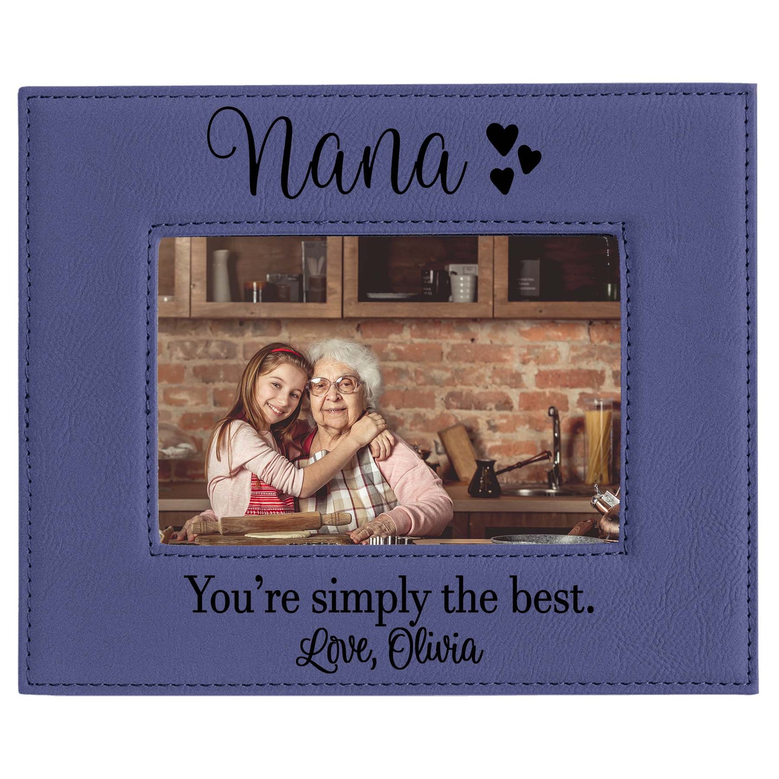 Nana Leatherette Picture Frame
