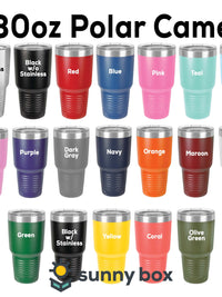 Best Dad By Par - Engraved Polar Camel Tumbler